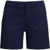 Lands' End Women's Plus Size Elastic Back Classic 7" Chino Shorts - 3 of 4
