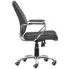 Zuo Enterprise Low Back Office Chair Black - 3 of 4