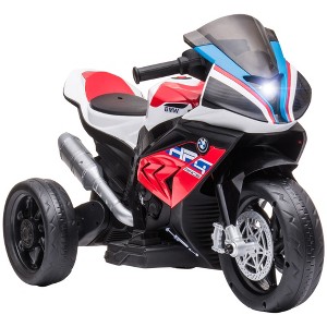 Aosom Licensed BMW HP4 Kids Electric Motorcycle Ride-On Toy 3-Wheels 6V Battery Powered Motorbike with Music for Girls Boy 18 - 60 Months - 1 of 4
