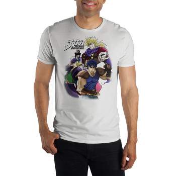 JoJo's Bizarre Adventure Kono Dio Da Casual T-Shirts 100% Cotton  Short-Sleeved Male O-Neck Simple Tees Cartoon Men T Shirts