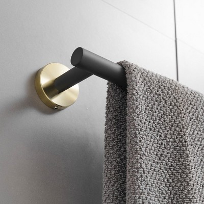 Black and Gold Stainless Steel 24'' Bathroom Hardware Set