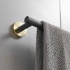BWE 4-Piece Bath Hardware Set with Towel Hook and Toilet Paper Holder and Towel Bar Wall Mount - 3 of 4