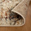 Vintage Traditional Distressed Floral Medallion Indoor Runner or Area Rug by Blue Nile Mills - 3 of 4