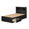 South Shore Arlo TV Stand for TVs up to 75" Ash Oak/Matte Black: Modern Entertainment Center with Storage - 2 of 4