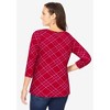 Jessica London Women's Plus Size Stretch Cotton Scoop Neck Tee - 3 of 4