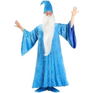HalloweenCostumes.com Medium  Men  Adult Merlin Costume,  White/Blue - 1 of 4