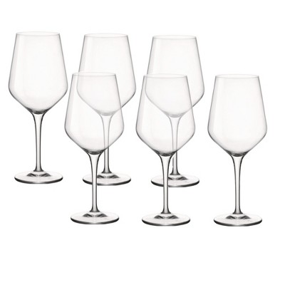 Bormioli Rocco Electra Clear 18.5 Ounce Wine Glass, Set of 6