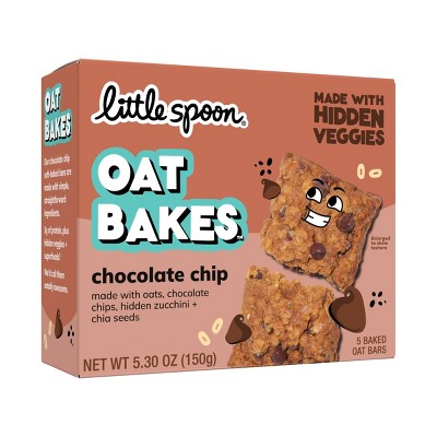 Little Spoon Chocolate Chip Baked Snack Bars - 5.3oz/5ct