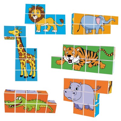 PICASSO-TILES 9 PC Magnetic Building Puzzle Cubes Set for Kids Ages 3+