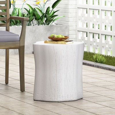 NicBex Outdoor End Table Modern Outdoor End Table Outdoor Side Table, Patio Table Small Table for Backyard, Balcony, Porch
