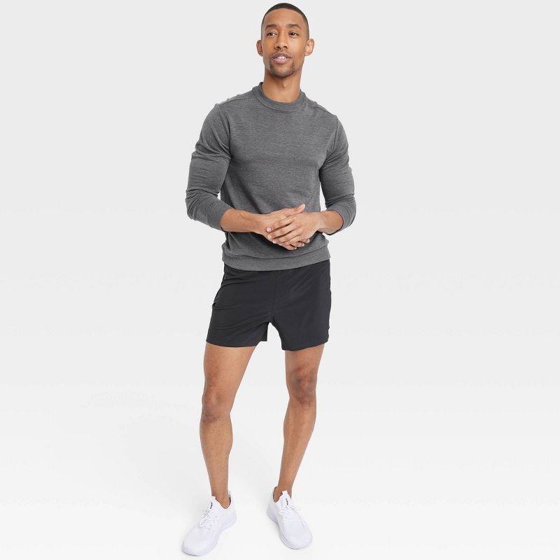 Men's Lined Run Shorts 5" - All In Motion™, 4 of 5