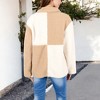 Anna-Kaci Women's High Pile Fleece Color Block Button-Up Jacket - 4 of 4