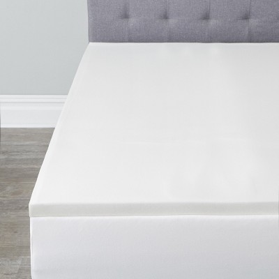 BrylaneHome 2" Memory Foam Mattress Topper With Cover