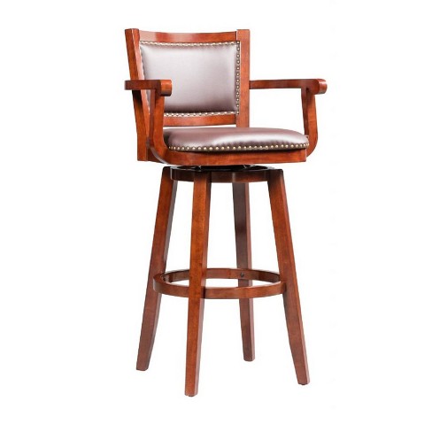 Swivel bar stools online with backs and arms