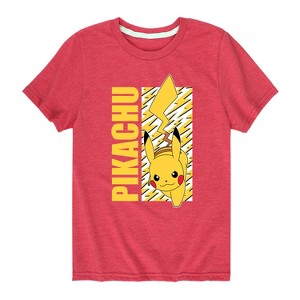 Boys' - Pokémon - Pikachu Logo Short Sleeve Graphic T-Shirt - 1 of 4