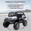 24V Ride On Truck Car for Kids 2 Seater Licensed Mercedes Benz Toddles Electric Car Ride On Toy with Remote Control - 2 of 4