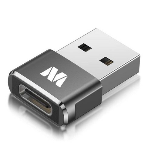 MyBat USB-C Female to USB-A Male Adapter - Black - image 1 of 3