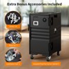 NEEDONE 127Qt Commercial Insulated Food Warmer Hot & Cold Food Carrier with Lockable Wheels - 3 of 4