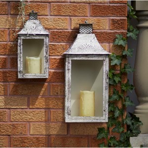 Melrose Weathered Metal Lantern (Set of 2) - 1 of 2