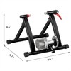 Yaheetech Foldable Fluid Bike Trainer Stand Indoor Exercise Bicycle Stand, Black - 3 of 4