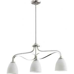 Quorum Lighting Jardin 3-Light Satin Nickel Ceiling Fan - 1 of 1
