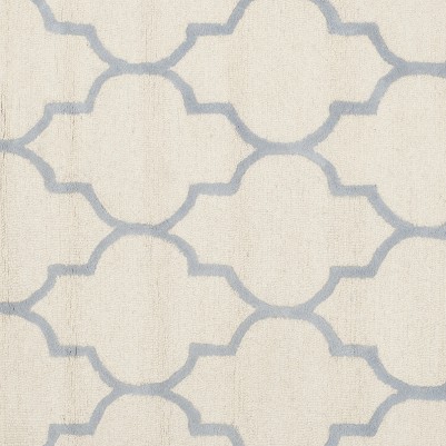 ivory/light blue