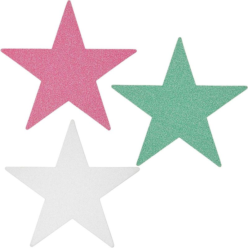 Bright Creations Glitter Star Cutouts (60 Count), 6 Colors, 4 of 6