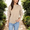 Anna-Kaci Women's Cable Knit Long Sleeve Sweater with Crew Neck - 4 of 4