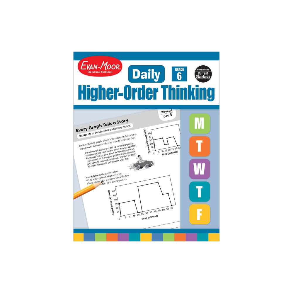 Daily Higher-Order Thinking, Grade 6 Te - by Evan-Moor Educational Publishers (Paperback)