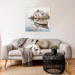 Amanti Art Cottage by The Beach II by Lazar Studio Framed Wall Art Print - 1 of 4
