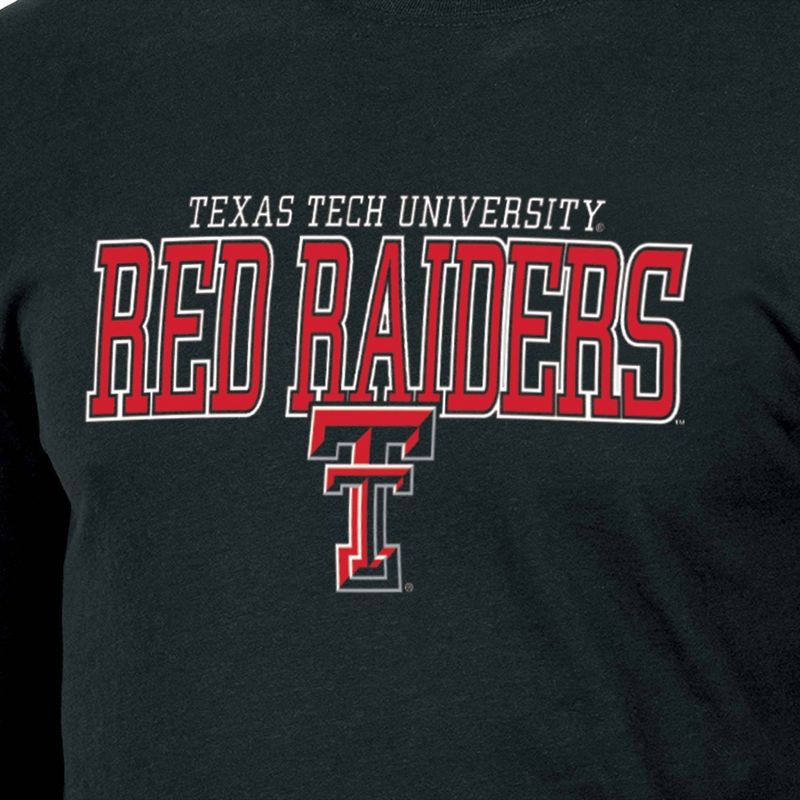 NCAA Texas Tech Red Raiders Men&#39;s Long Sleeve T-Shirt, 3 of 4