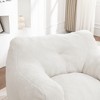 LIVAREEmlen Bean Bag Sofa Chair with Armrests Stuffed High-Density Foam, Lazy Sofa for Adults in Living Room,Bedroom Reading - 3 of 4