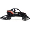 Can-Am Maverick X3 X RS Turbo RR Winter Version Chalk Gray and Magma Red with Driver Figure 1/32 Diecast Model by BRP Models - 2 of 4
