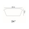 The HC Companies Plastic Rail Planter, 24in - 4 of 4
