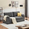 Whizmax Couches for Living Room,2 Seater Chenille Recliner Sofa Mid-Century Modern Sofa Couch with Space Spring Cushion and Solid Wood Frame - image 2 of 4