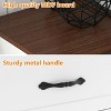 5 Drawers Dresser for Bedroom, Wooden Home Storage Cabinet with Metal Handles, Modern Chest of Drawers for Living Room, Hallway, Closet - 3 of 4