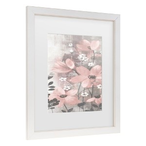 Trademark Fine Art-Silvia Vassileva 'Floral Symphony Blush Gray Crop I' Canvas Art - 1 of 3