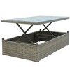 Patio Furniture Sets, 5-Piece Patio Wicker Sofa with Adustable Backrest, Cushions, Ottomans and Lift Top Coffee Table - 3 of 4