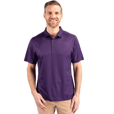 Cutter & Buck Pike Eco Tonal Geo Print Stretch Recycled Mens Polo