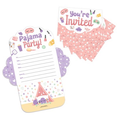 Big Dot Of Happiness Pajama Slumber Party - Girls Sleepover Birthday Party  Paper Charger And Table Decorations - Chargerific Kit - Place Setting For 8  : Target