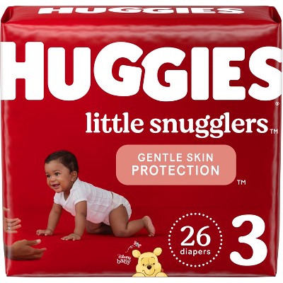 Image of Huggies Little Snugglers Diapers Jumbo Pack - Size 3 (26ct)
