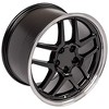 OE Wheels CV04 18 Inch Rim Fits Corvette C5 Z06 Style 5x120.65 18x10.5 Gloss Black Machined Lip - Hollander 5124 (1) - 4 of 4