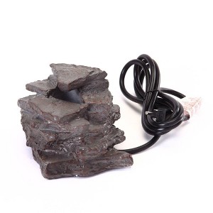 Resin Layered Waterfall Rock - Birds Choice: Pole Mount, Weather-Resistant, No Assembly Required - 1 of 4