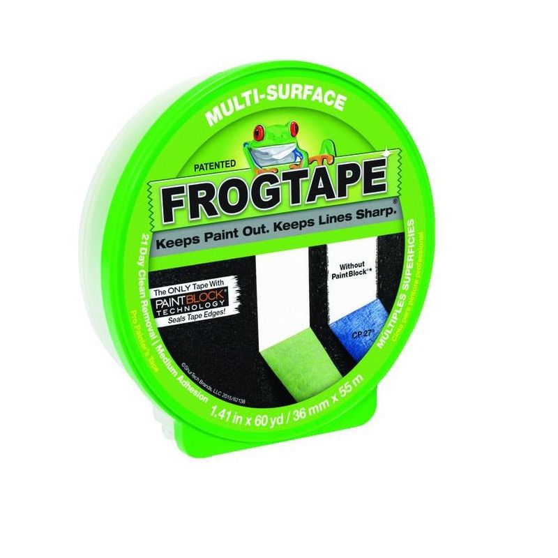 FrogTape 1.41 in. W X 60 yd L Green Medium Strength Painter's Tape 1 pk, 1 of 3