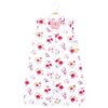 Hudson Baby Girls Plush Faux Fur Sleeping Bag, Wearable Blanket, Butterfly Floral - 2 of 2