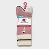 Champion Women's Varsity Striped 3pk Crew Socks 4-10 - 2 of 4