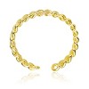 Guili 14K Gold Plated Chain Cuff Bracelet for Women - Stylish, Minimalist Jewelry Accessory Perfect for Everyday Wear, Casual or Special Occasions - 2 of 3