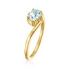 Ross-Simons 0.50 Carat Aquamarine Ring in 14kt Yellow Gold - 3 of 4