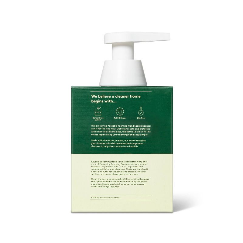 Glass Reusable Foaming Hand Soap Dispenser - Everspring&#8482;, 5 of 11