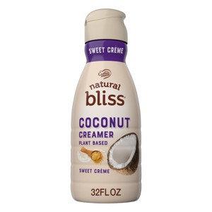 Coffee mate Natural Bliss Plant Based Sweet Creme Coconutmilk Creamer - 1qt - 1 of 4